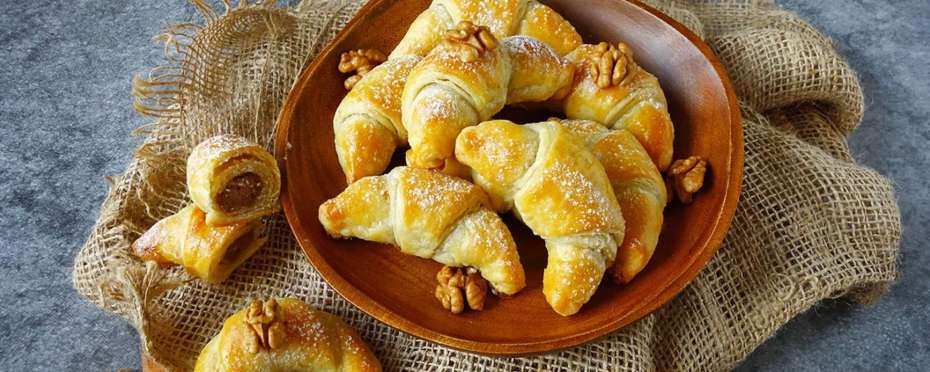 Martinské křehké rohlíky podle M. D. Rettigové, recept