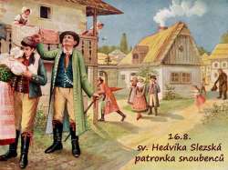 Sv. Hedvika Slezská, patronka snoubenců, Slezska …