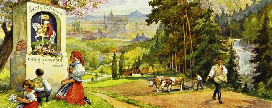 Svatováclavské oslavy prostého lidu, končily pastvy, služby