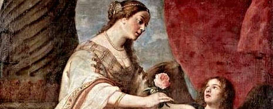 Svaté nebe - sv. Dorota a legenda o růžích