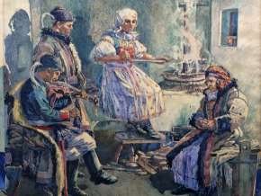 Antoš Frolka, vaření povidel.jpg