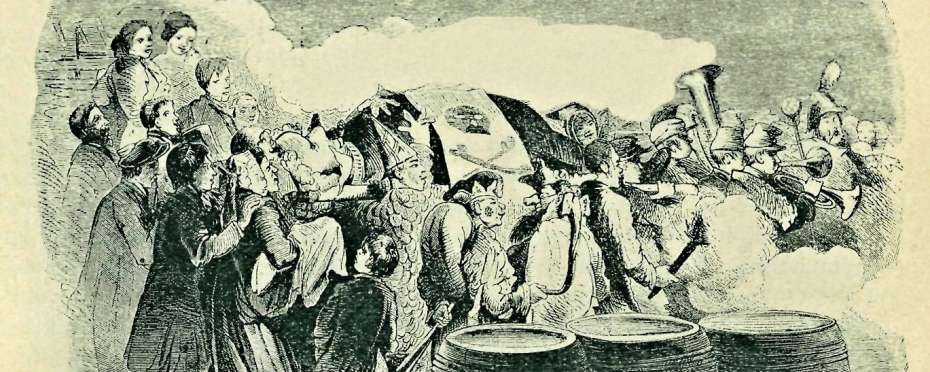 Pochovávání Bacchusa, (Bakuse, Masopusta) v pražských pivovarech, historie