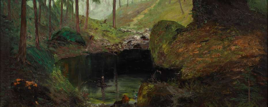 Lesní (Křišťálová) studánka, báseň