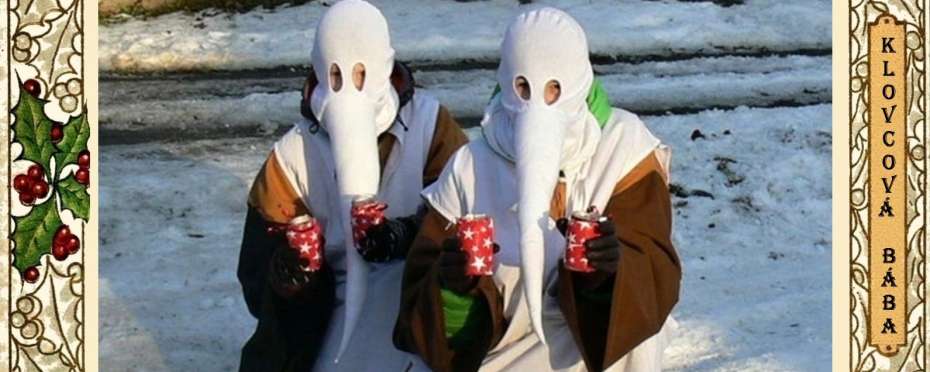 Zapomenuté postavy adventu - Klovcová bába, maska s dlouhým čapím nosem