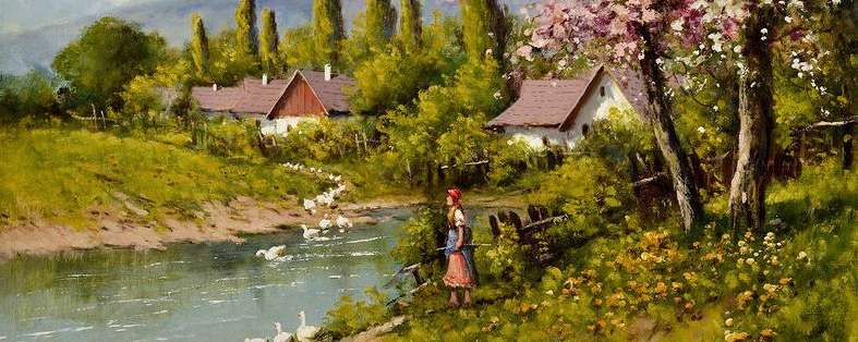 O pasení hus a dětské práci v hospodářství