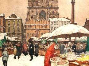 Praha-1916_Tavik, Mikulášský trh.jpg